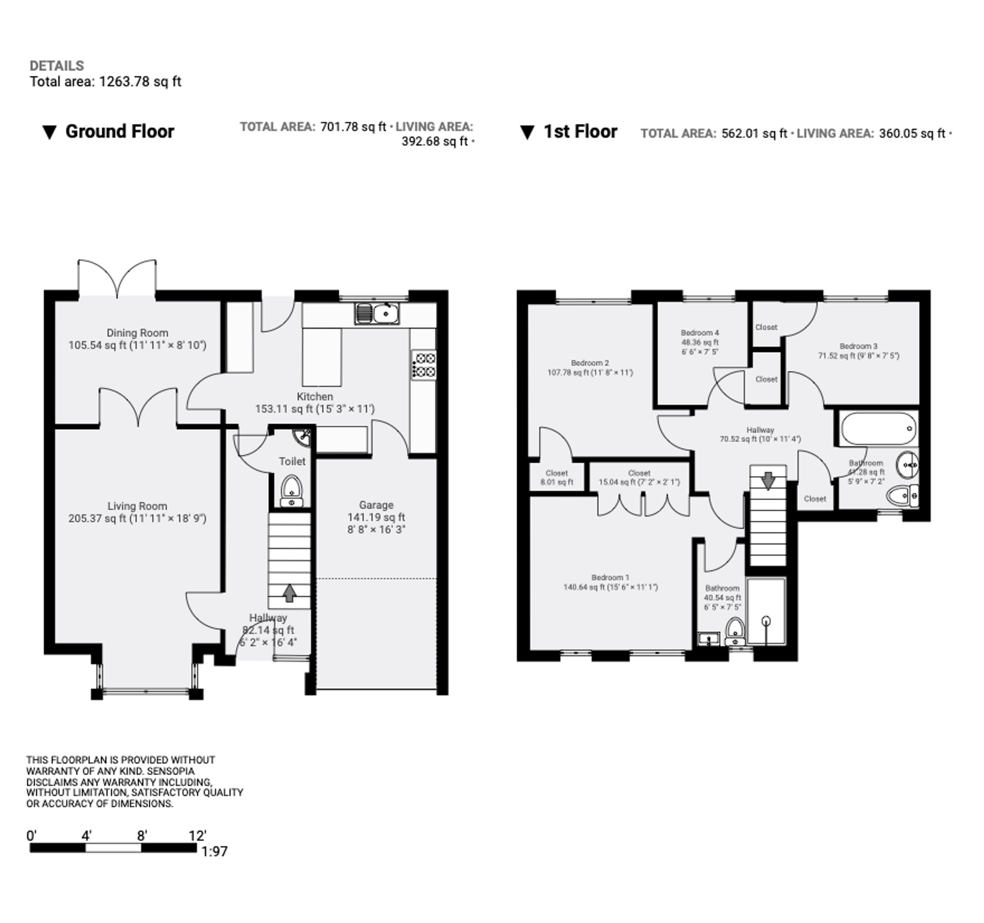 8 Underhill Road, Chesterfield floorplan