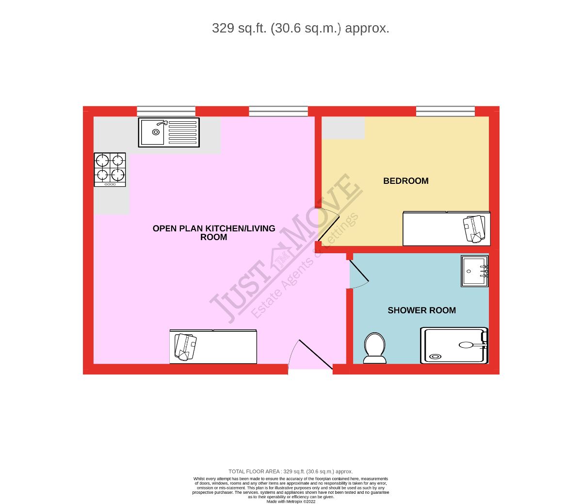 216 Avix Apartments, Perry Barr, Birmingham floorplan
