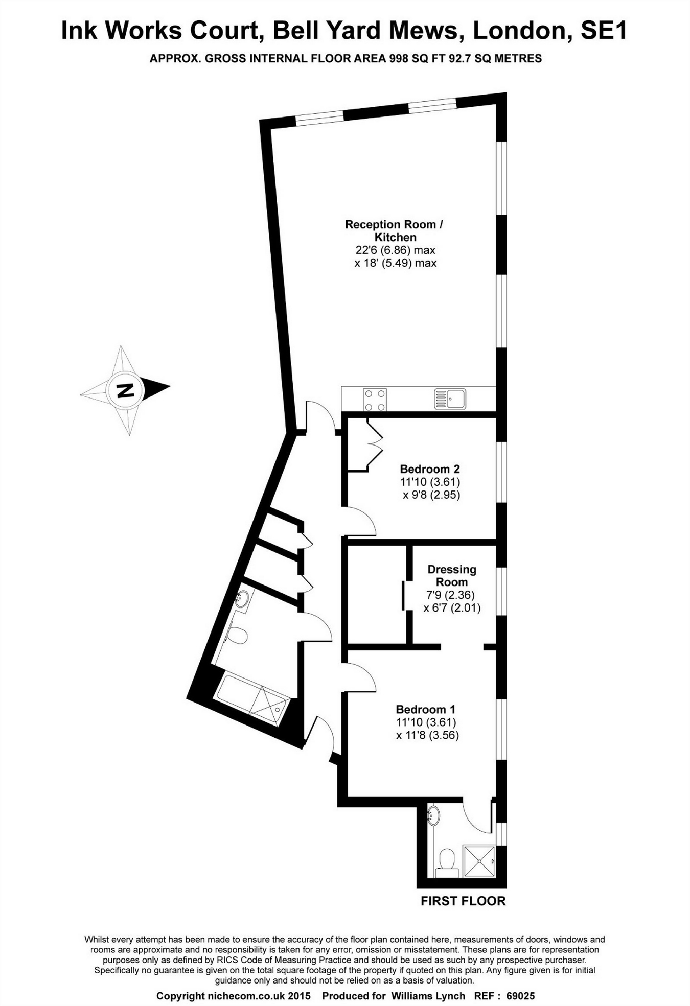 2 Bedrooms Flat to rent in Ink Works Court, 3 Bell Yard Mews, London Bridge SE1