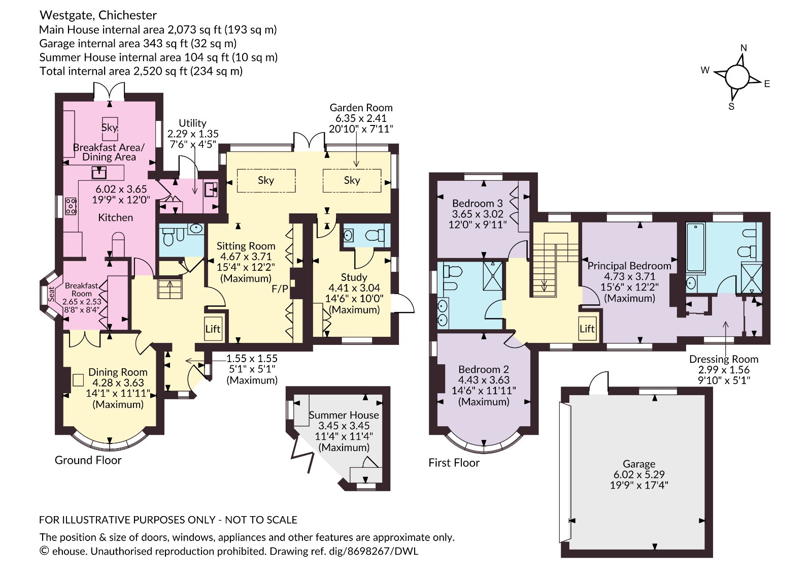 70, Westgate, West Sussex floorplan