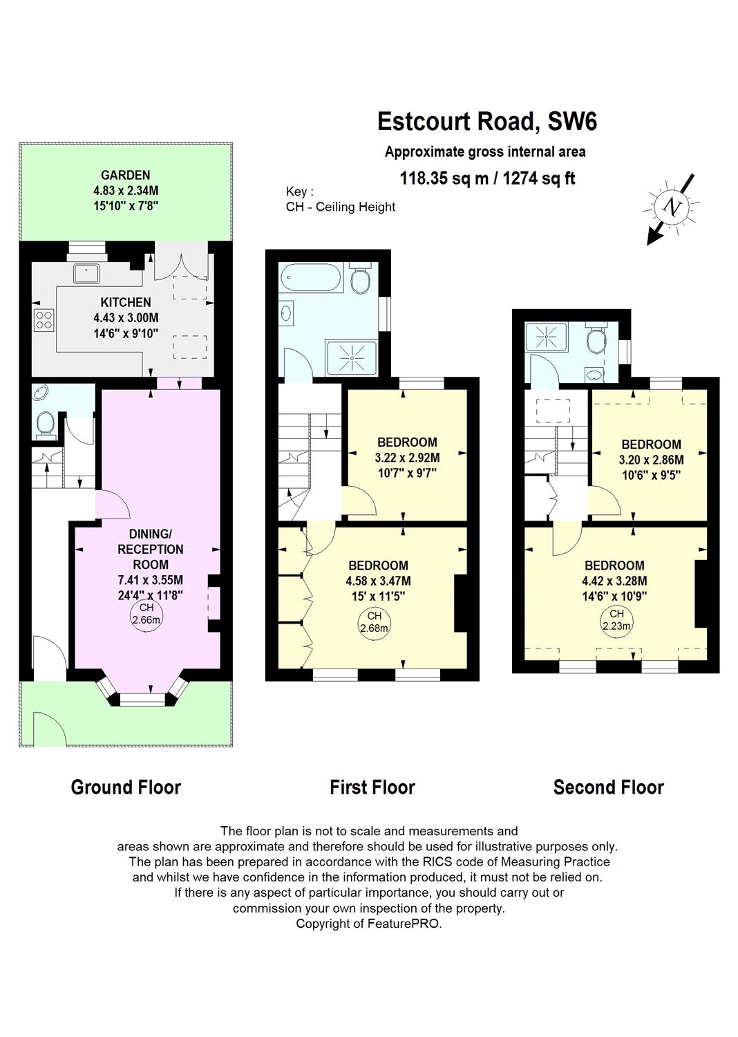 4 Bedrooms Terraced house to rent in Estcourt Road, Fulham, London SW6