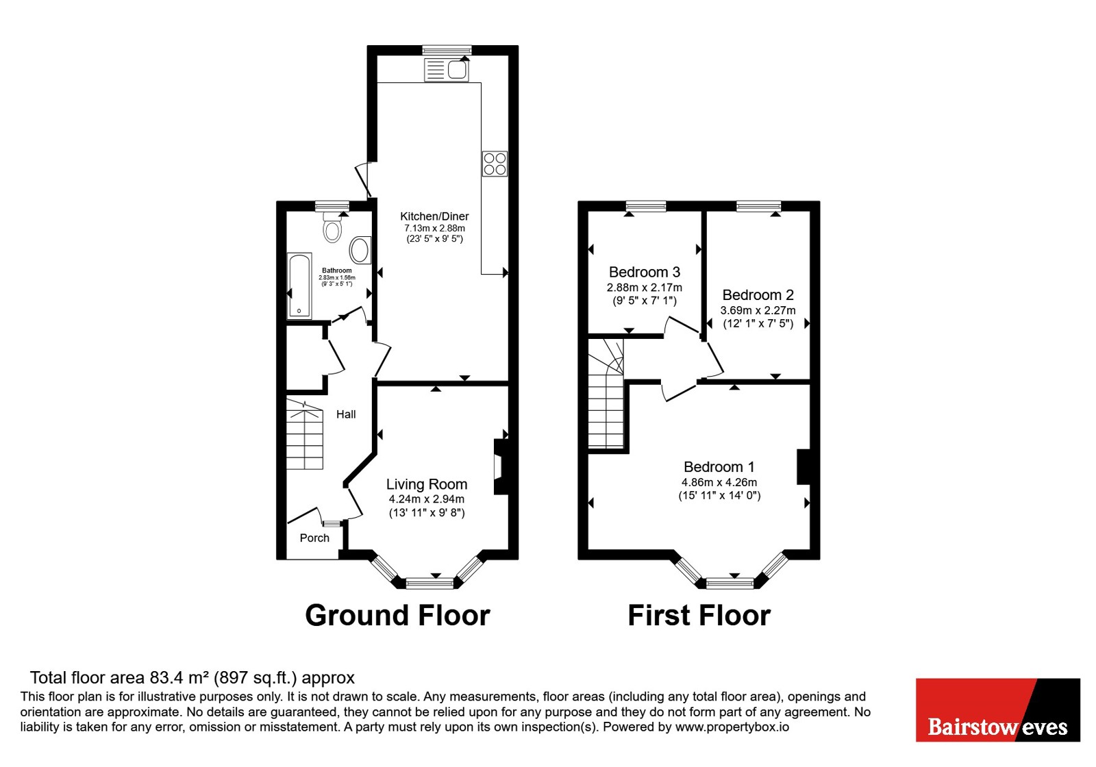 52, Langdon Road, London floorplan