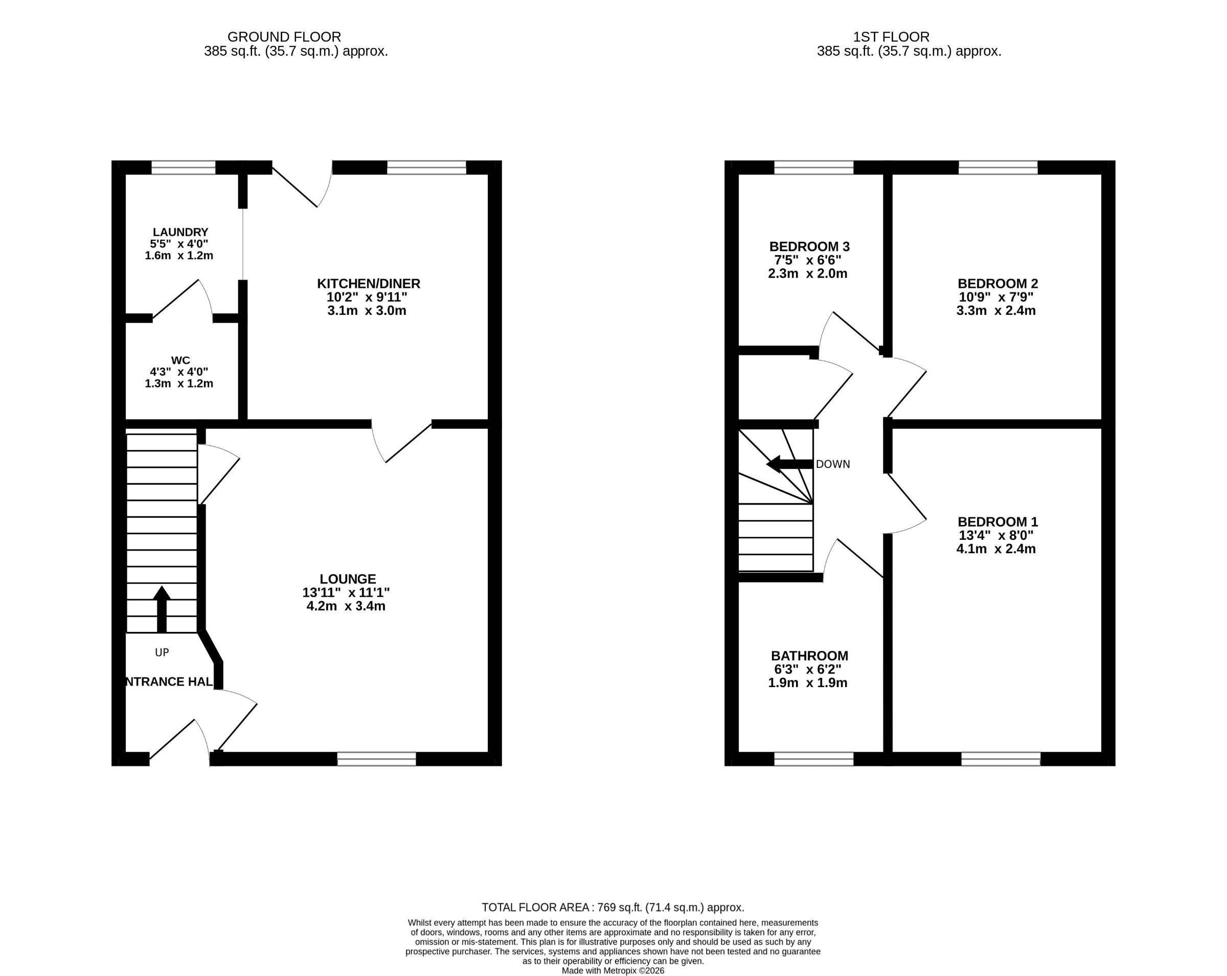 3c Bluebell Way, Launceston floorplan
