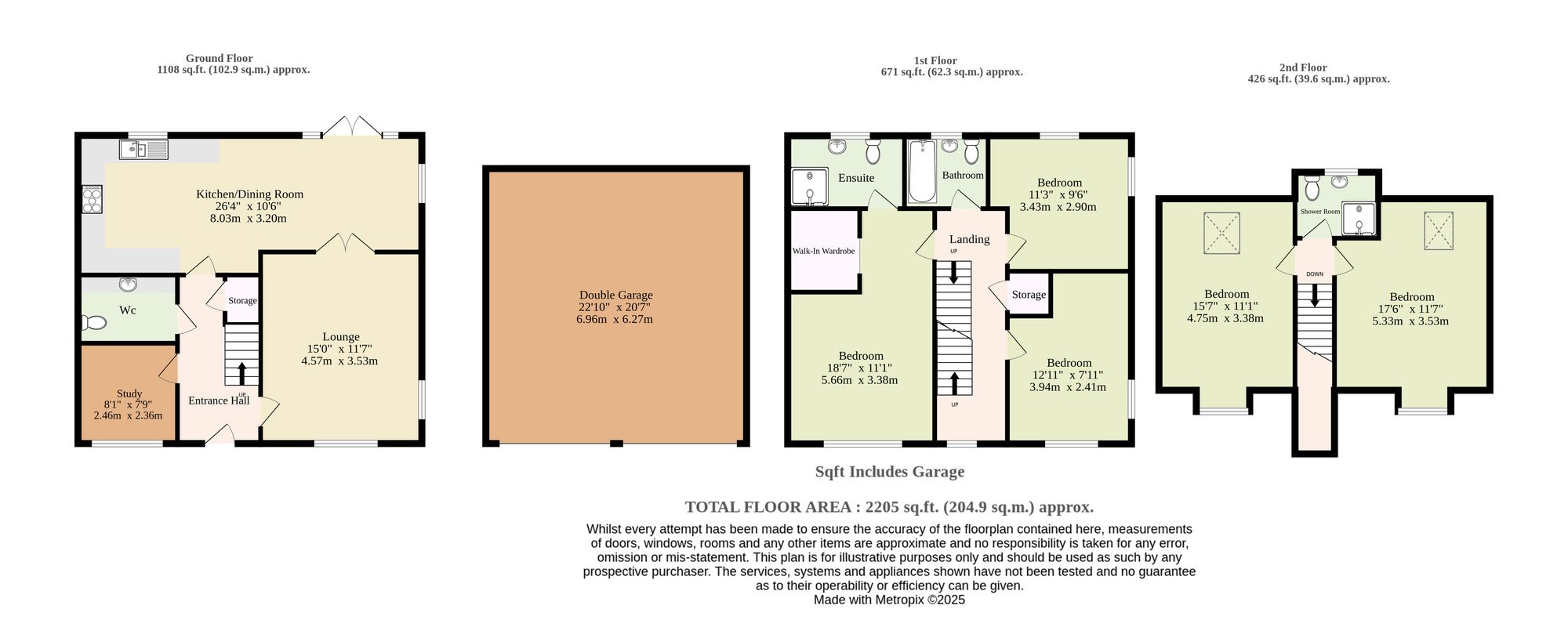 2 Bennett Crescent, Norwich floorplan