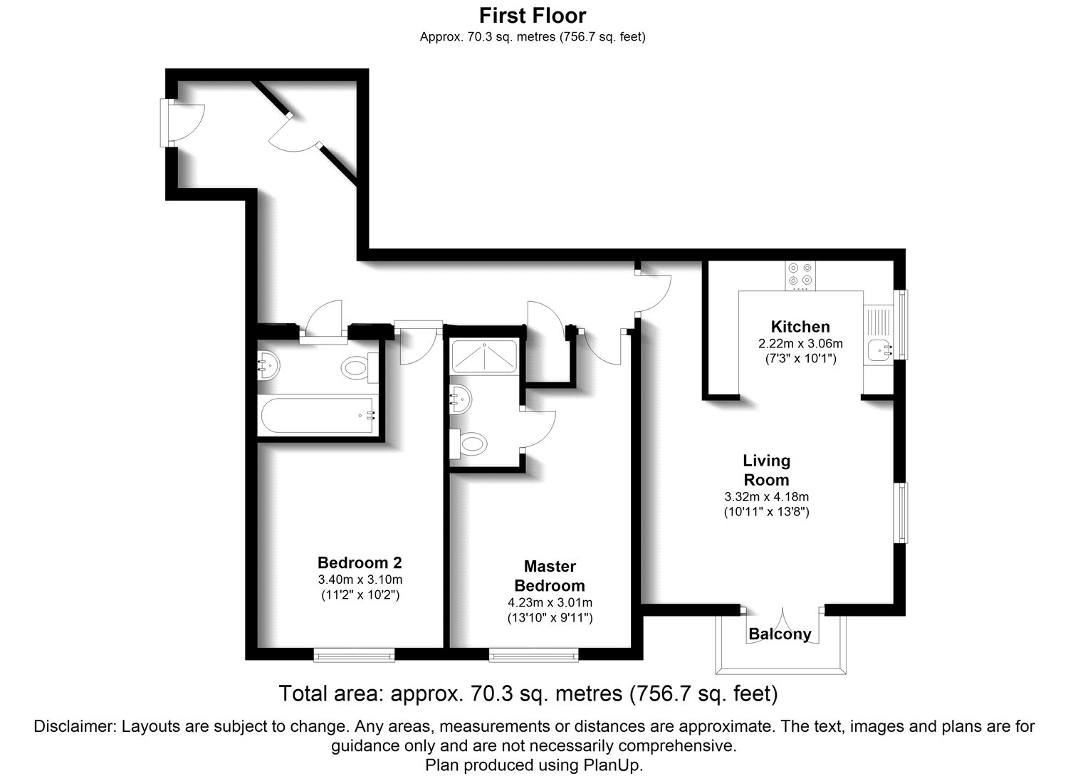 2 Bedrooms Flat for sale in Rubens Court, Cezanne Road, Garston, Hertfordshire WD25