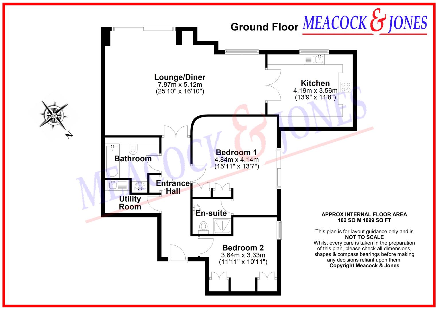 1 Clune Court, Hutton Road, Brentwood floorplan