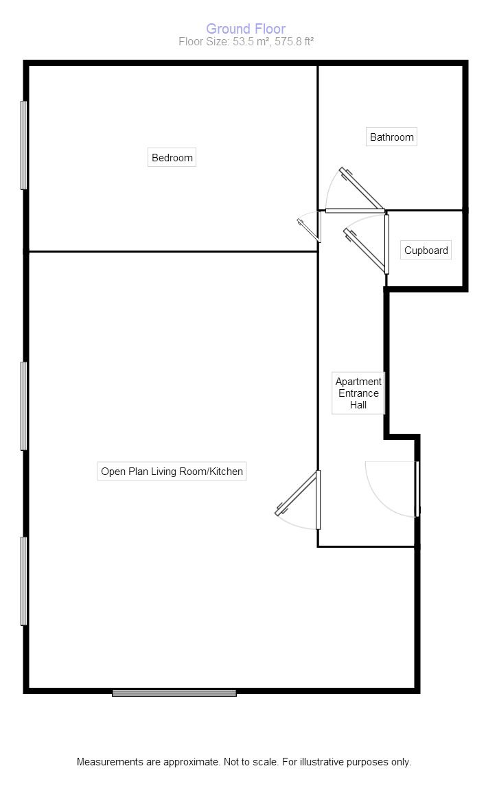 1 Bedrooms Flat to rent in Birch Apartments Chaloner Grove, Wakefield WF1