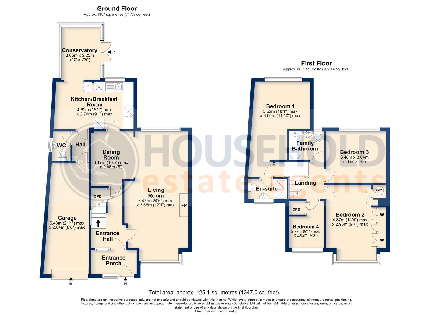Lockington Crescent, Dunstable, Bedfordshire LU5, 4 bedroom semi
