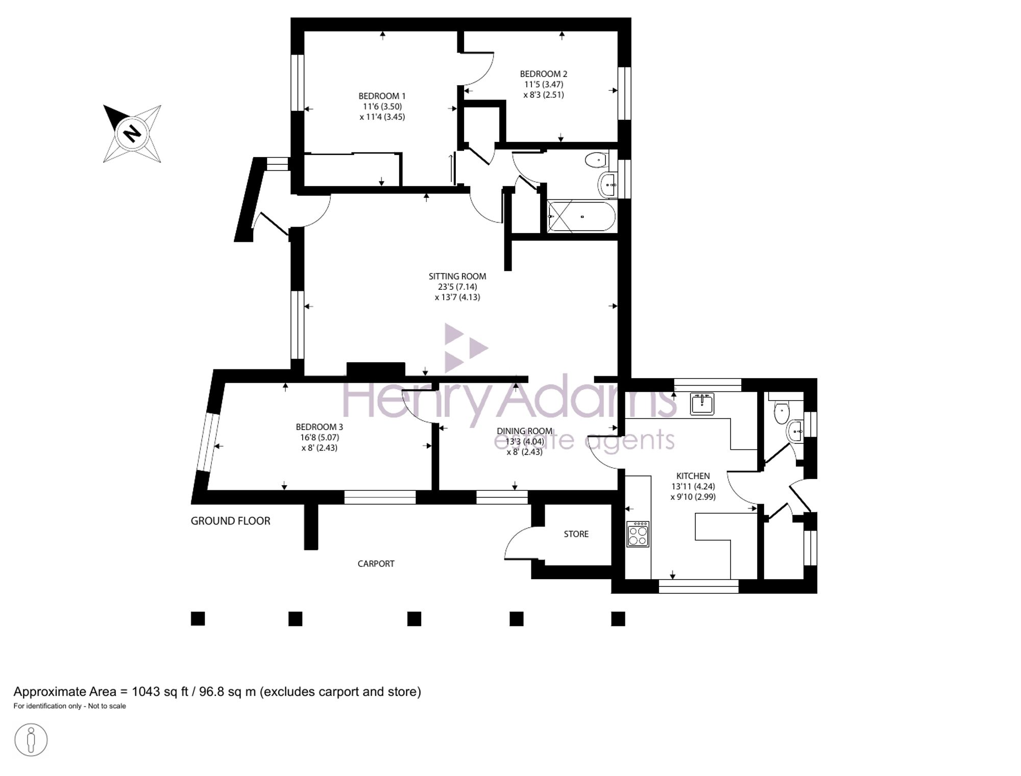38 Church Road, Chichester floorplan