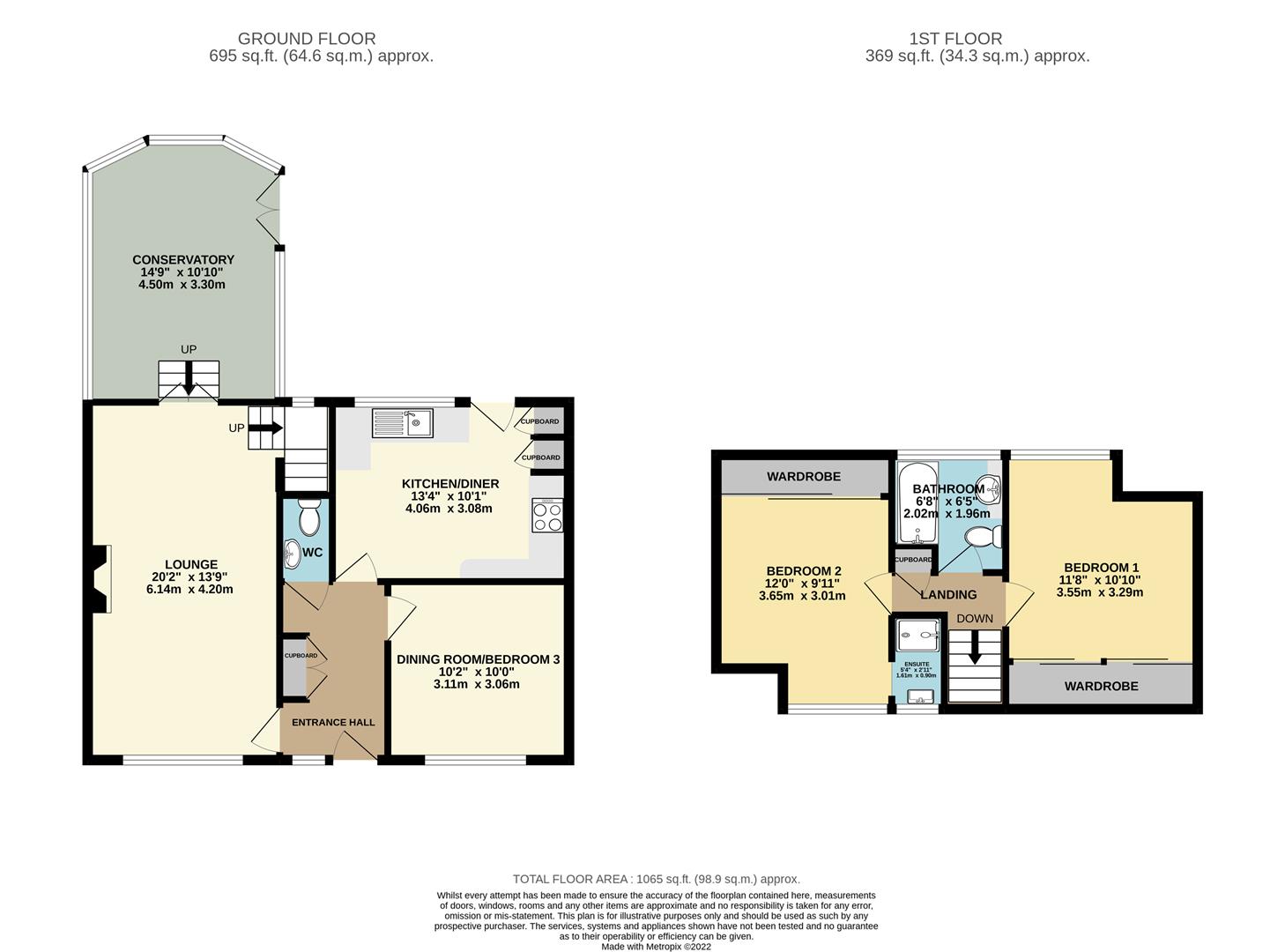 52, St. Albans Way, Rotherham floorplan