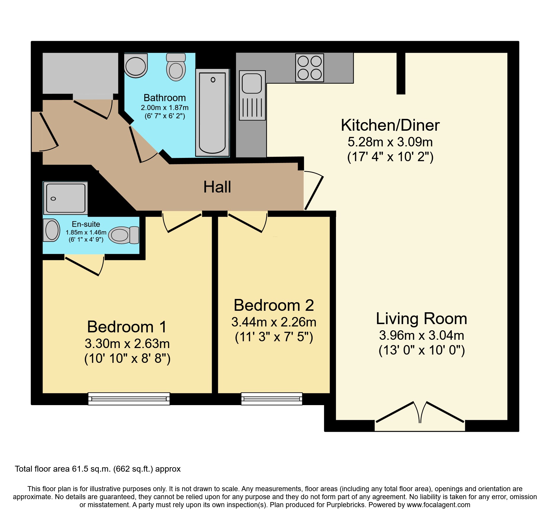 72, Astley Brook Close, Bolton floorplan
