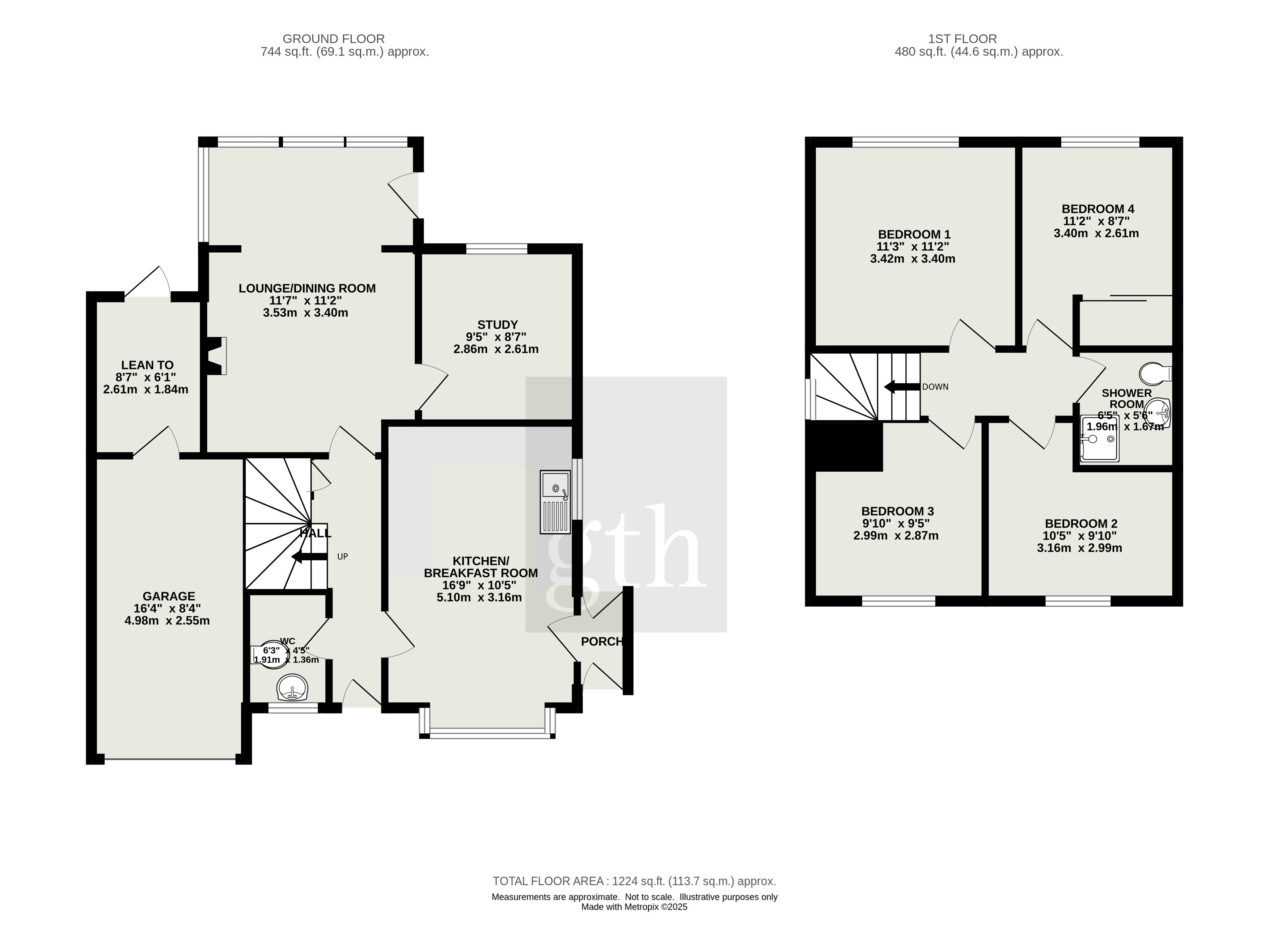 2, Exeter Close, Bridgwater floorplan