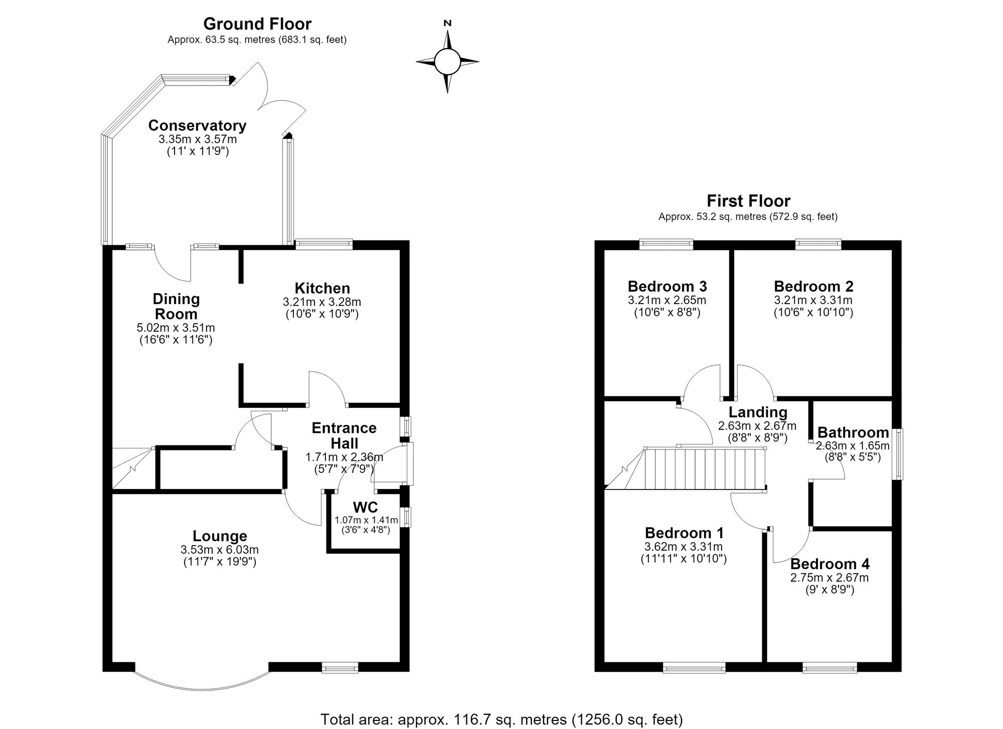 120 Wolviston Back Lane, Billingham floorplan