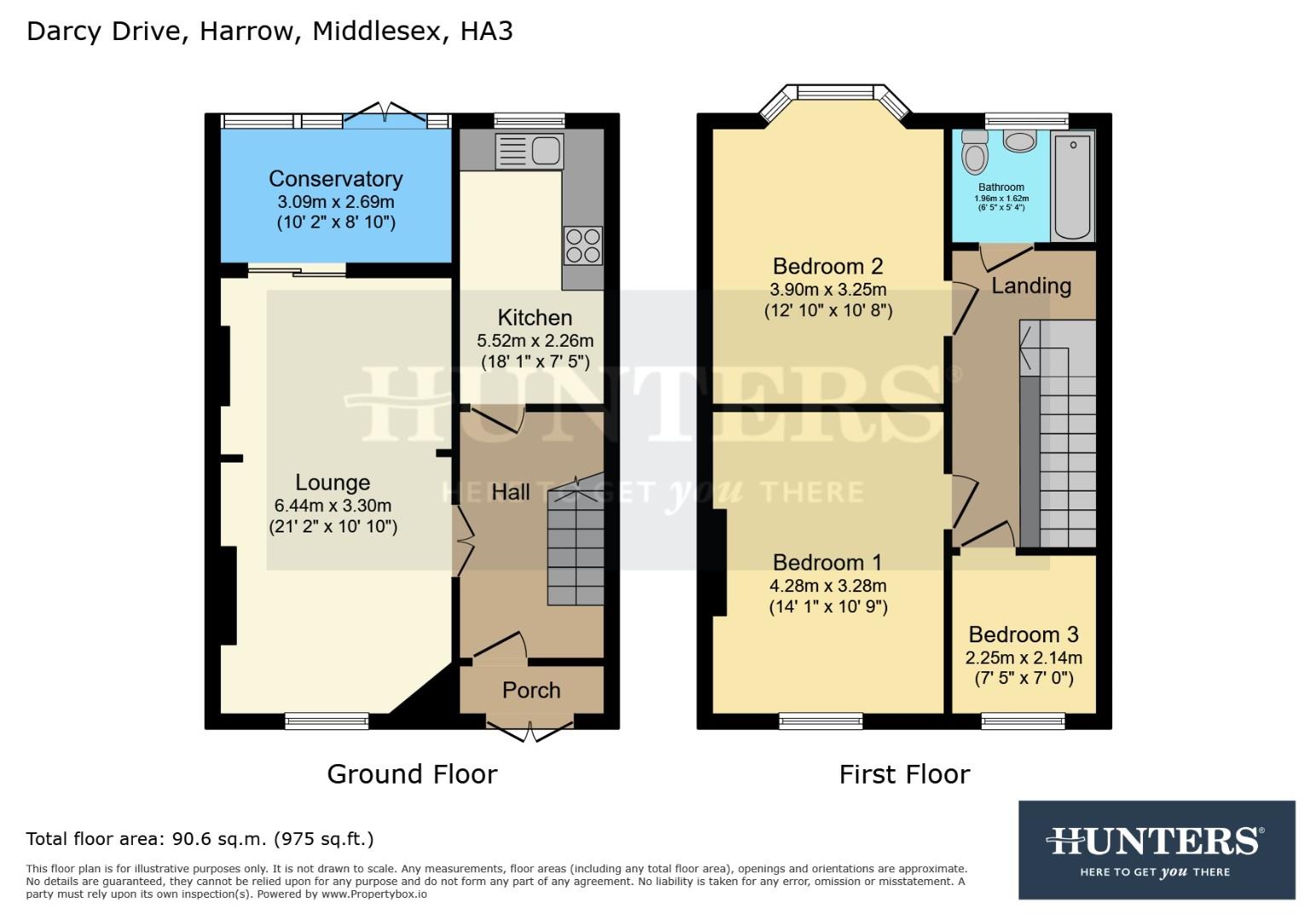 16, Darcy Drive, Harrow floorplan
