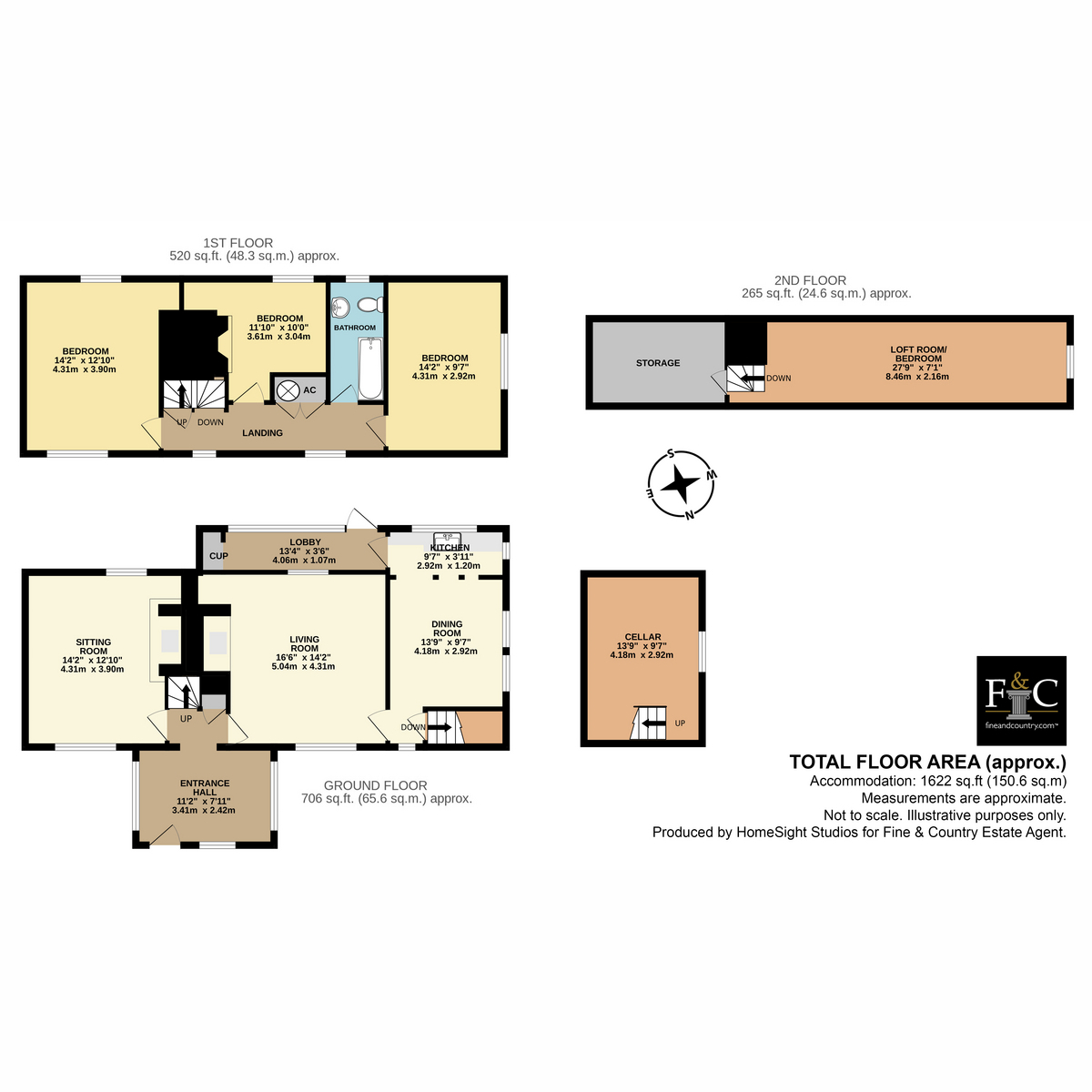 High House, Church Hill, Eye floorplan