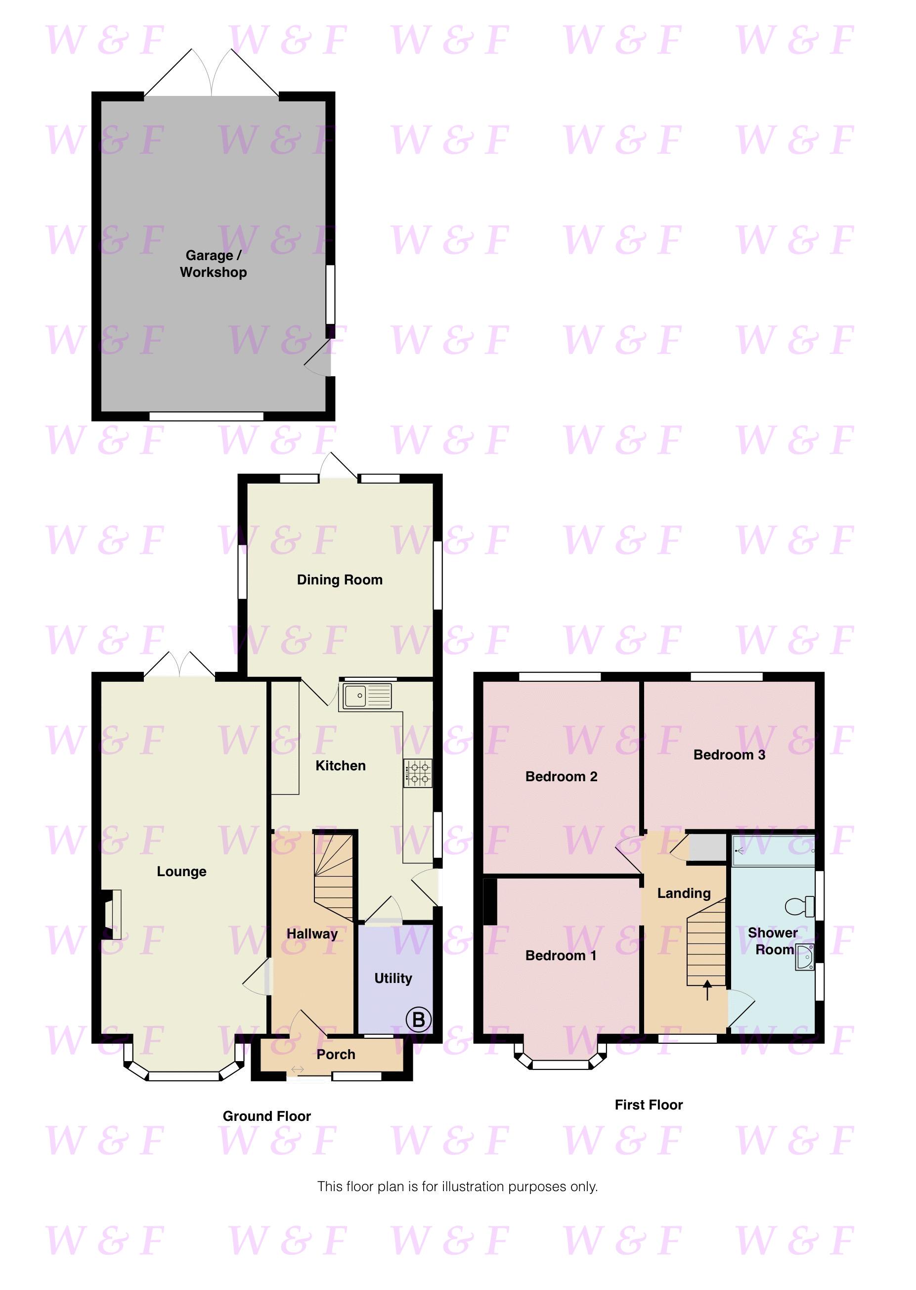 137, Court Lane, Birmingham floorplan