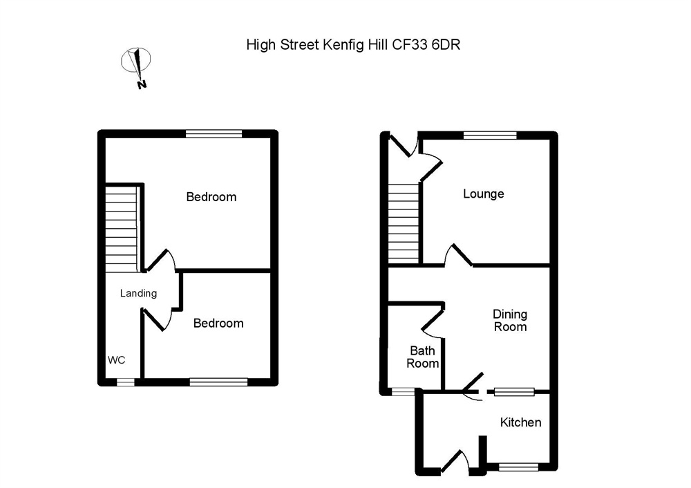 2 Bedrooms Cottage for sale in High Street, Kenfig Hill, Bridgend, Mid Glamorgan CF33