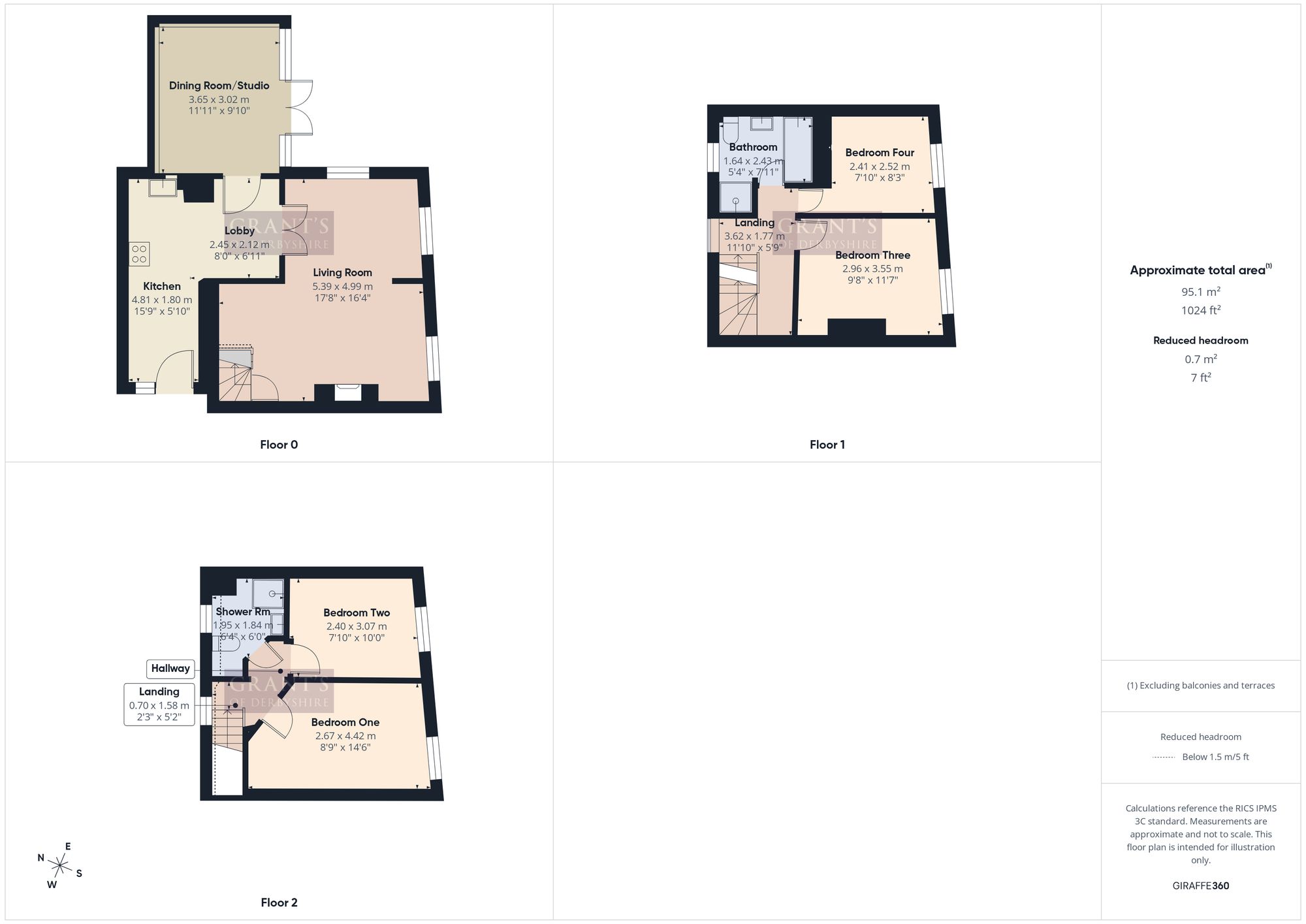 19 Wash Green, Matlock floorplan