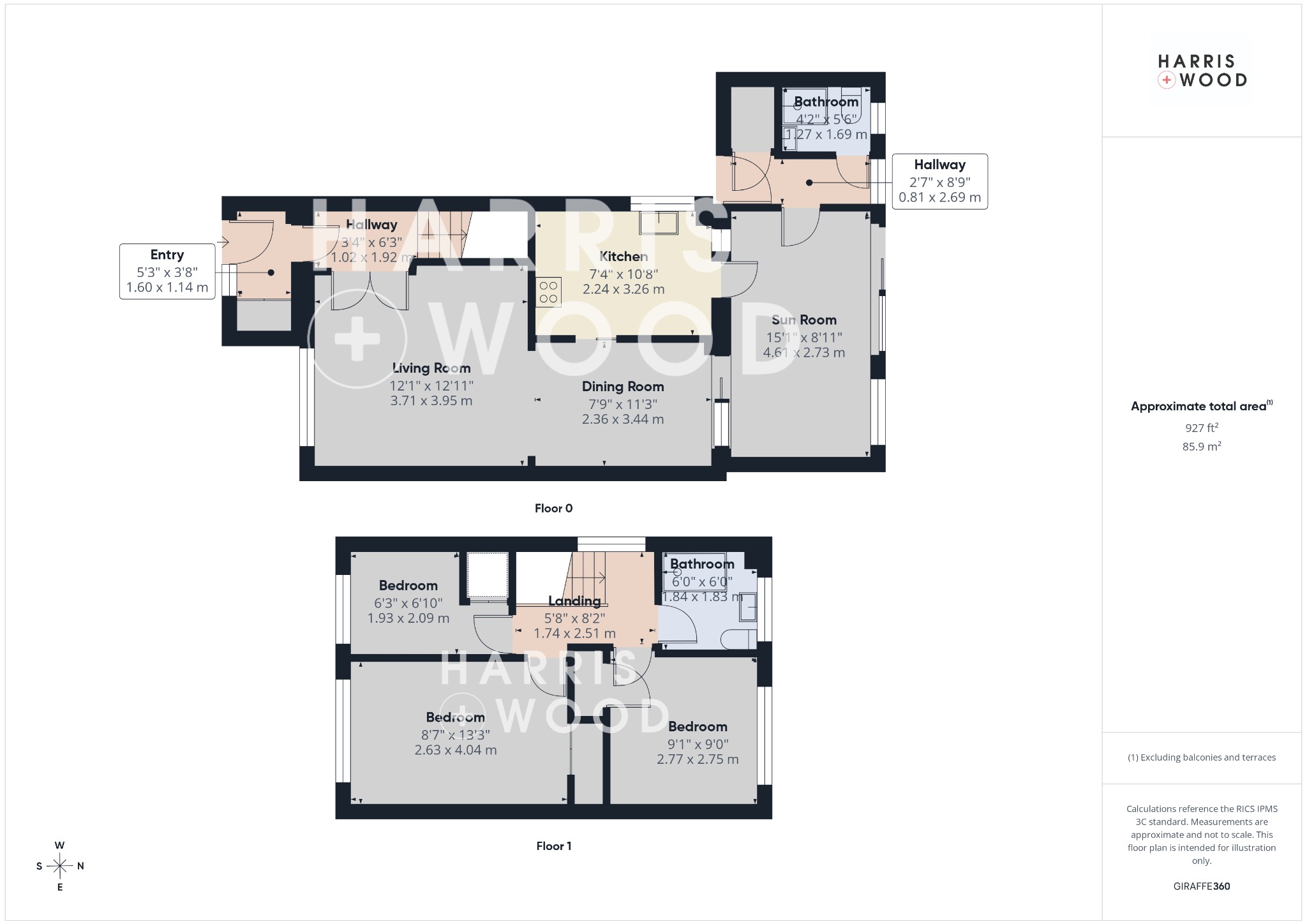 1 Halfacres, Witham, Essex floorplan