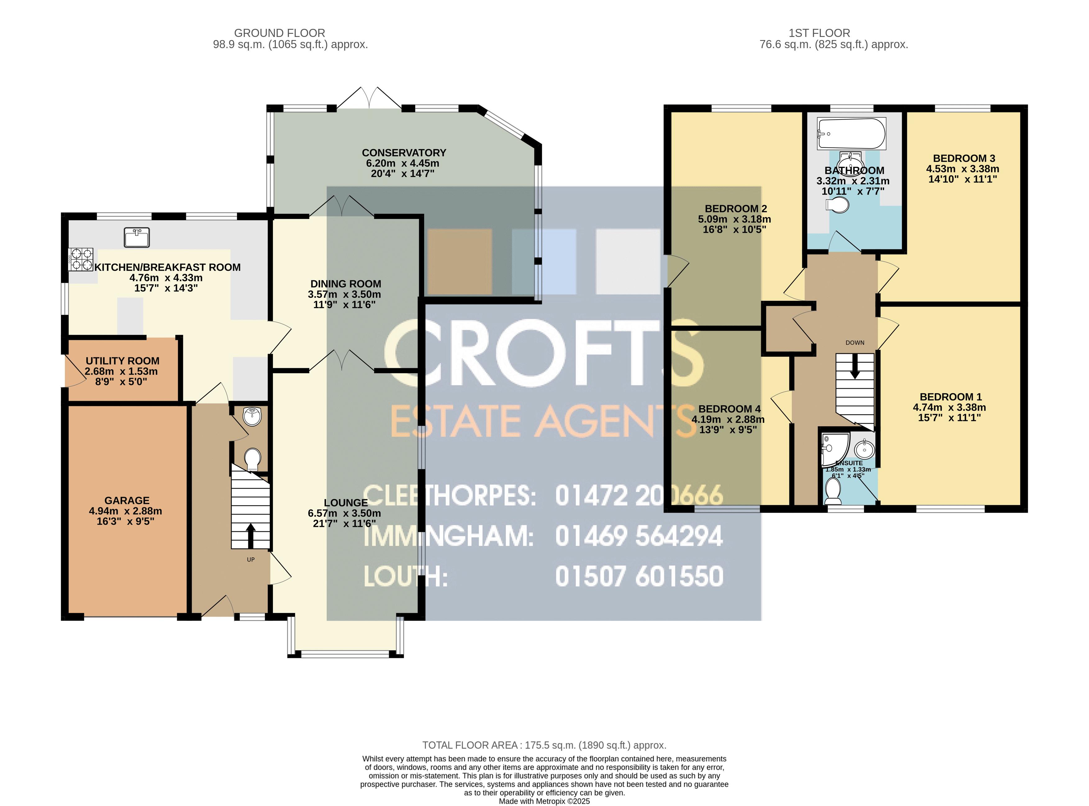 6, Woolpack Meadows, North Somercotes floorplan