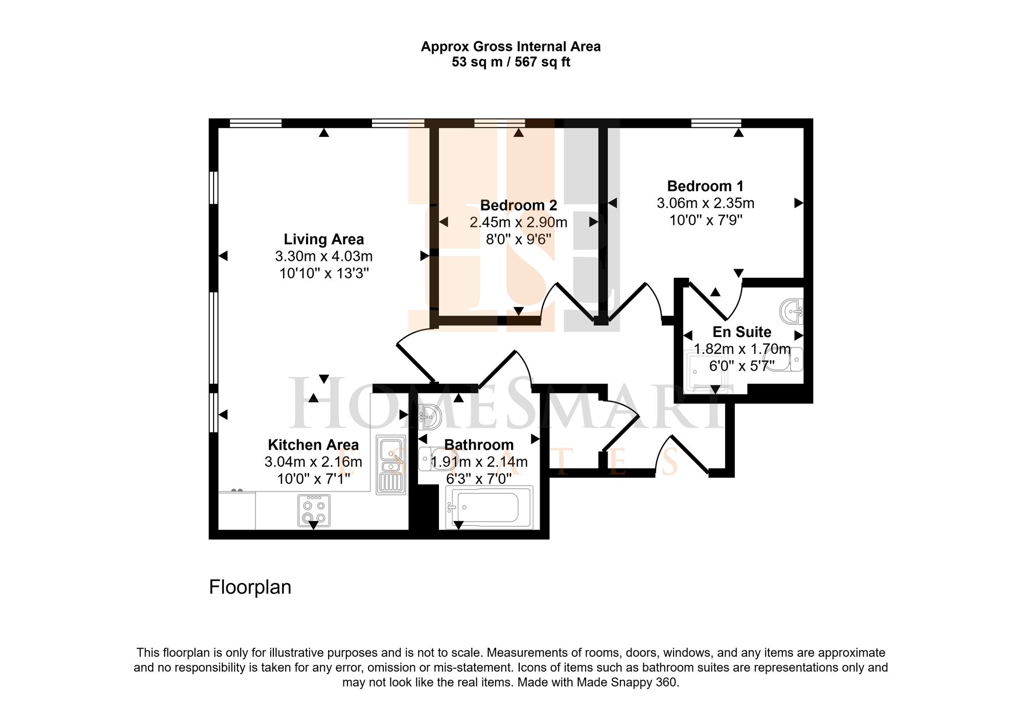 Apt 2, Lock 7 The Decks, Runcorn floorplan