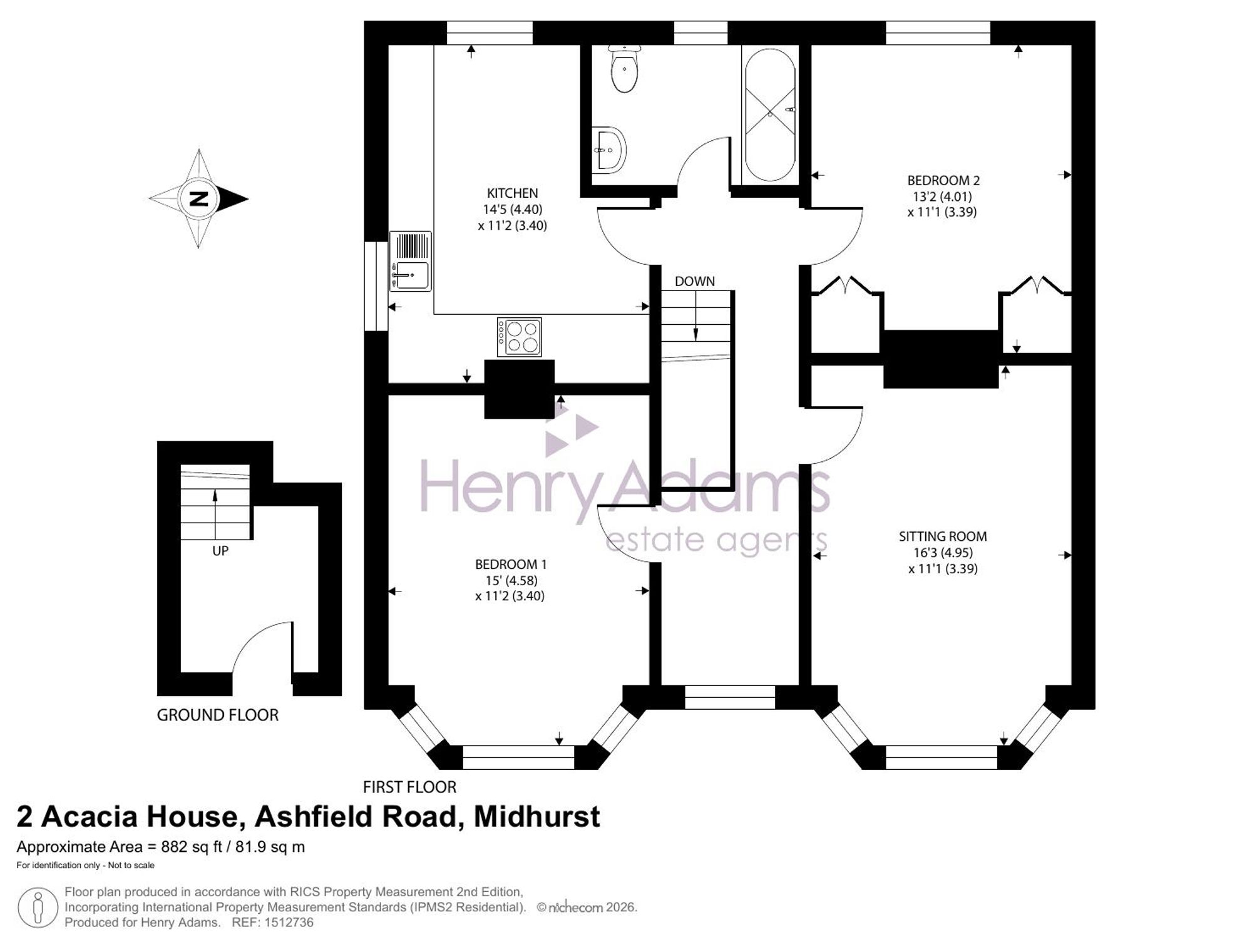 2 Acacia House, Midhurst floorplan