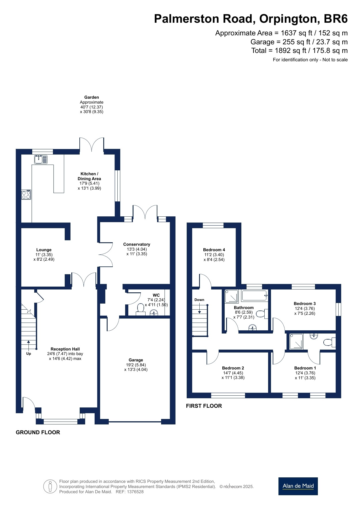 16, Palmerston Road, Orpington floorplan