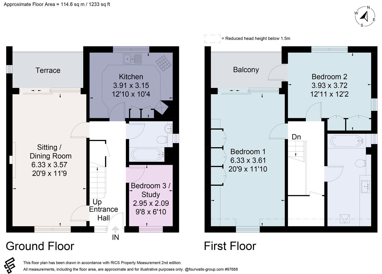 37 Rivermead Court,, Marlow Bridge Lane, Berkshire floorplan