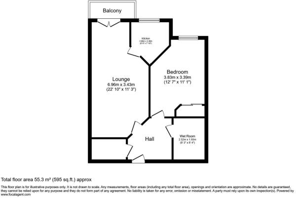 Apartment 7, Adlington House,, High Street, Newcastle floorplan