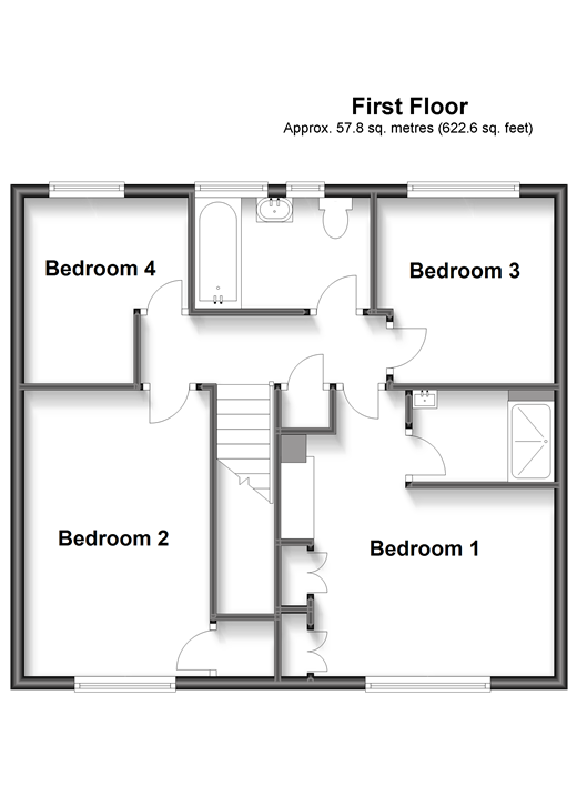 Iron Mill Place, Crayford, Kent DA1, 4 bedroom semidetached house for