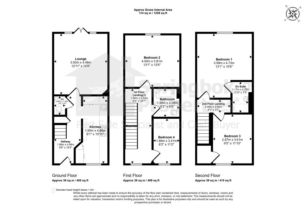 44, Marconi Drive, Highbridge floorplan