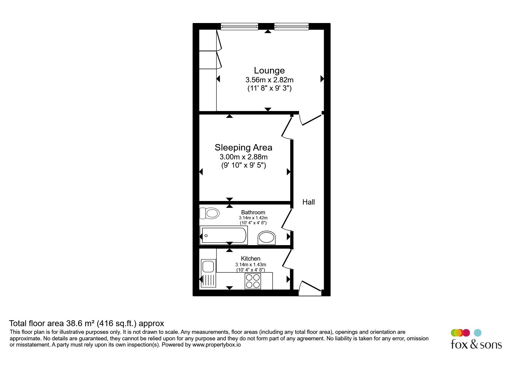 Flat 4, 15, Rumbridge Street, Southampton floorplan