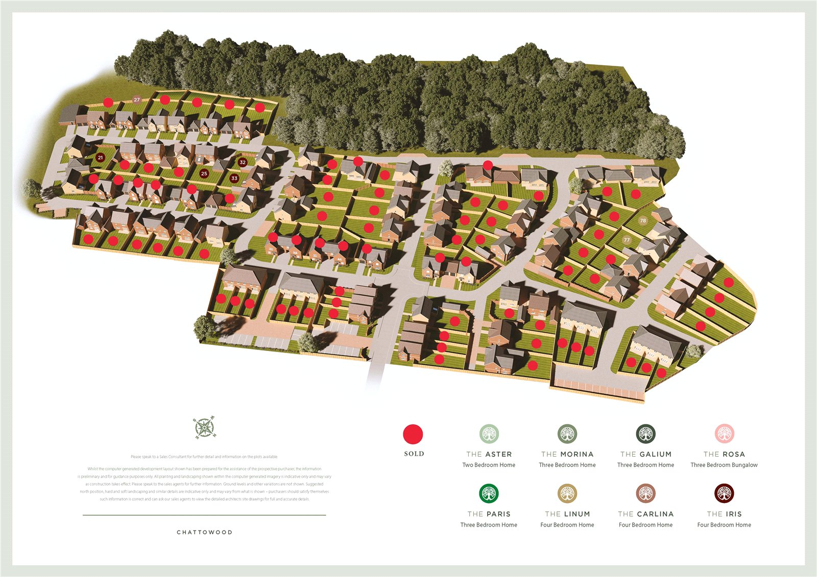 Plot 124, The Aster, Chattowood, Elmstead Market floorplan