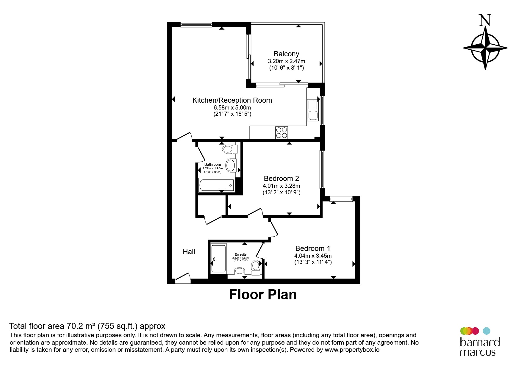 Flat 9.1, Adam Lodge, 3-5, Woodcote Valley Road, Purley floorplan