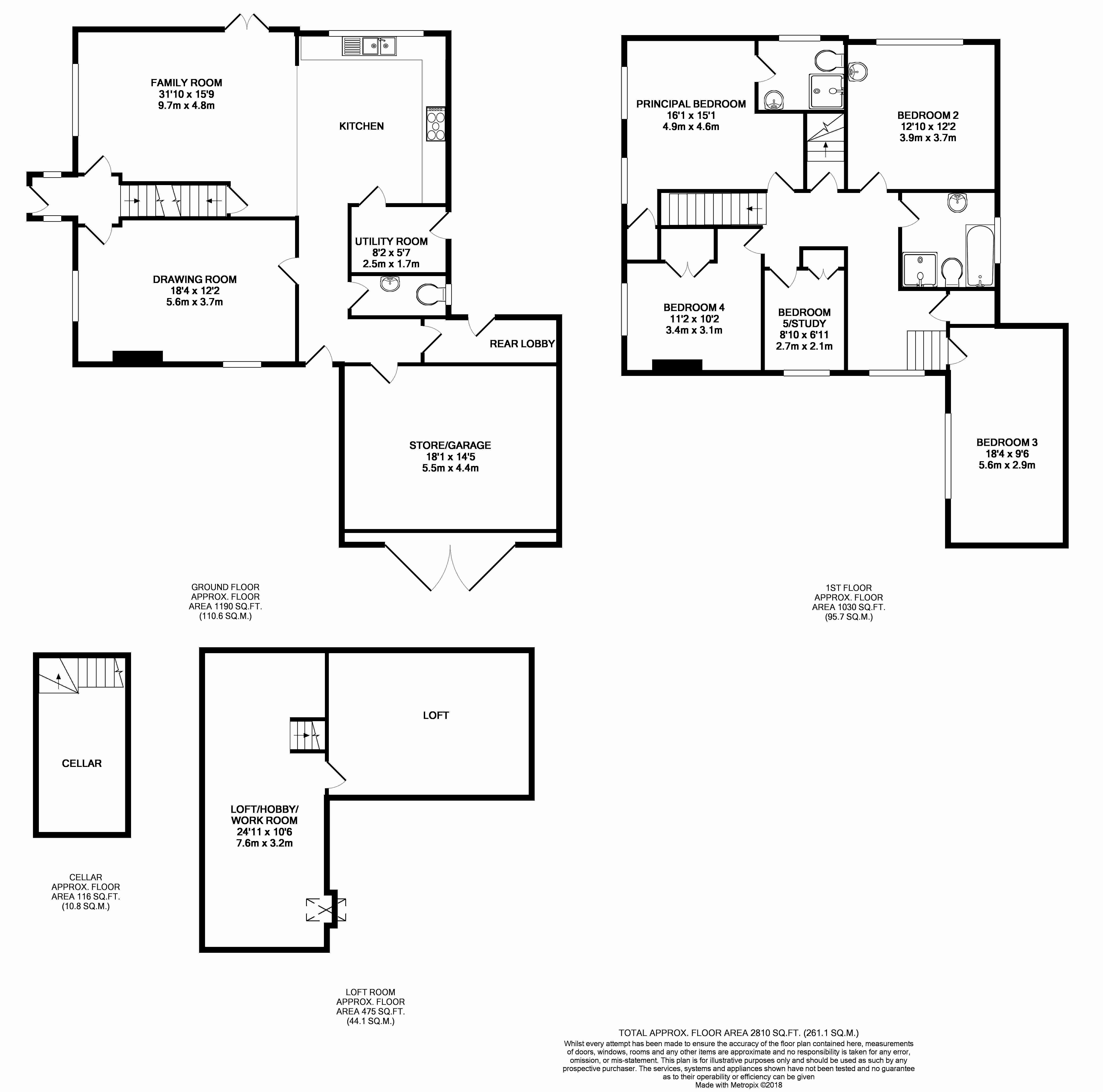 5 Bedrooms Detached house for sale in Sandy Lane, Watersfield, Pulborough RH20