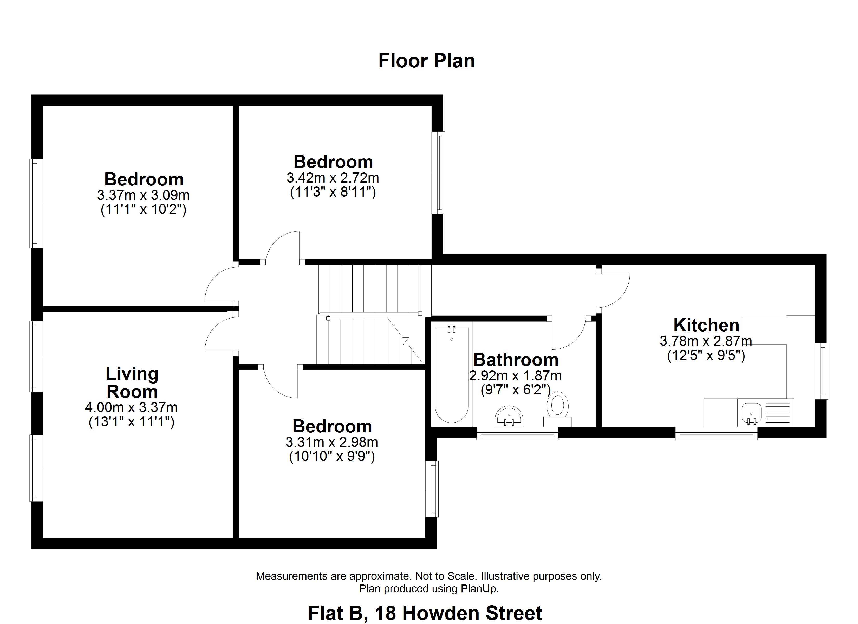 18b Howden Street, Peckham, London floorplan