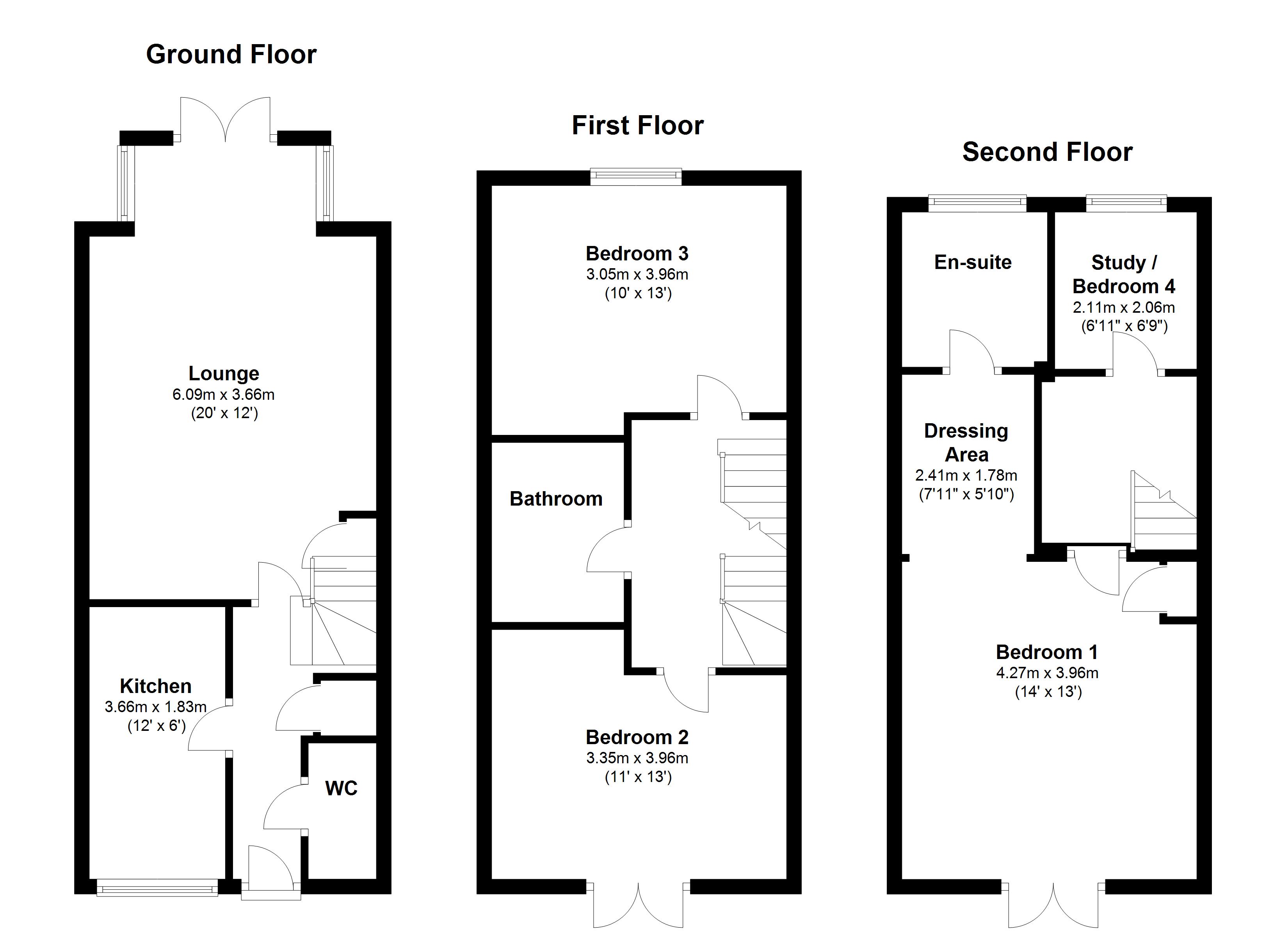 3 Bedrooms End terrace house for sale in Clenshaw Path, Basildon SS14