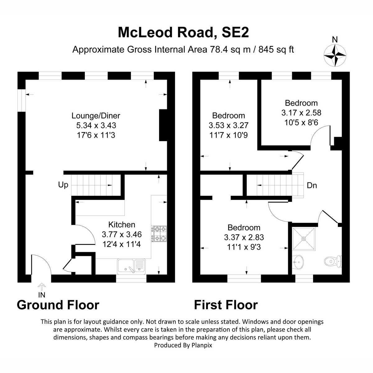 94, McLeod Road, Abbey Wood floorplan