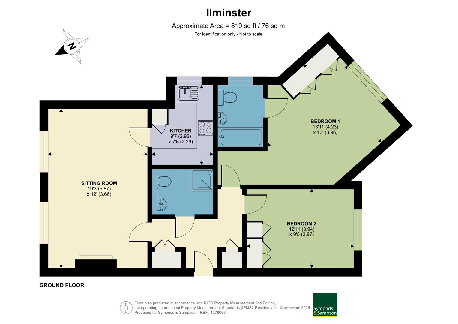 20 George Maher Court, Shudrick Lane, Ilminster floorplan