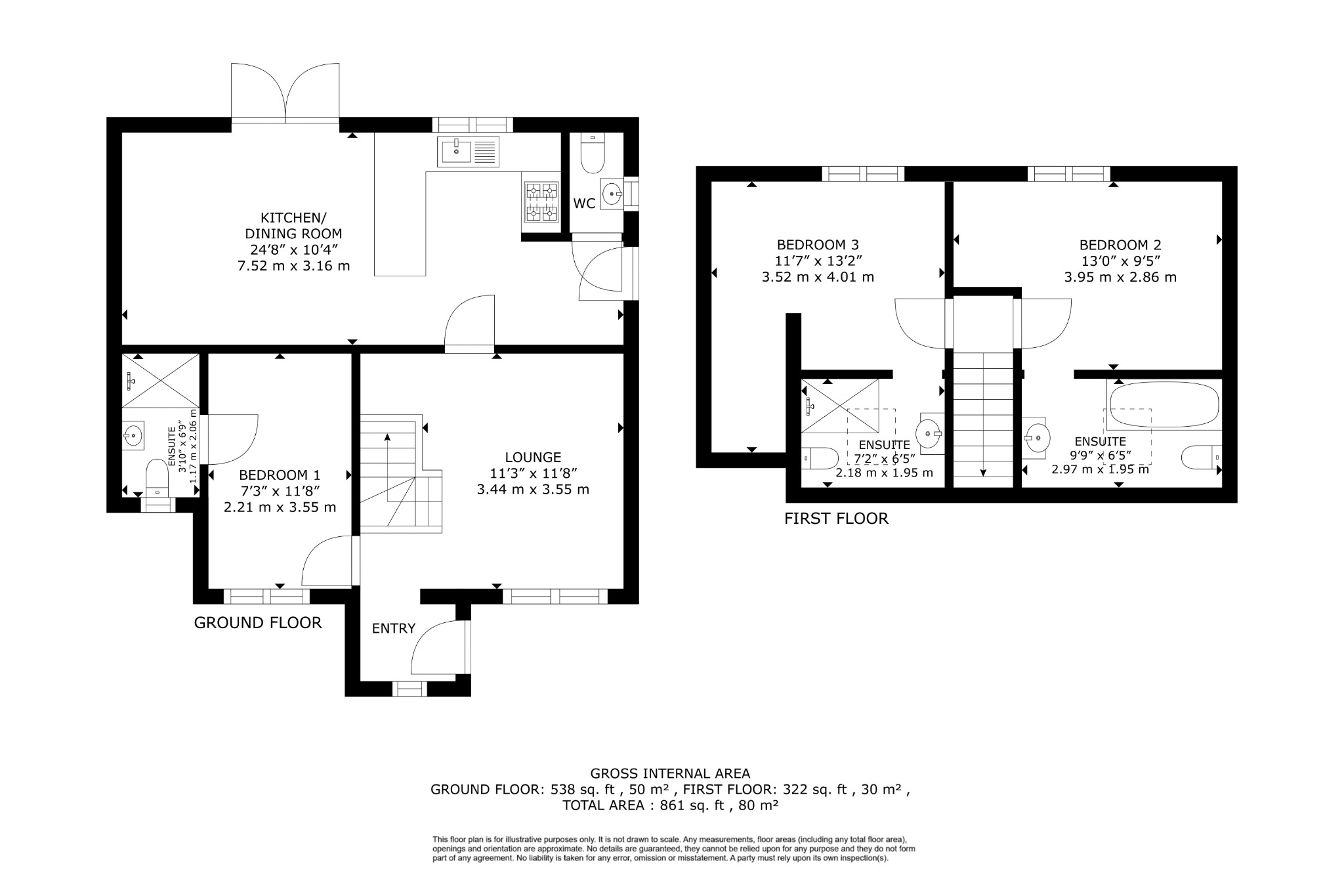 4 Long Pasture Drive, Norton, South Yorkshire floorplan