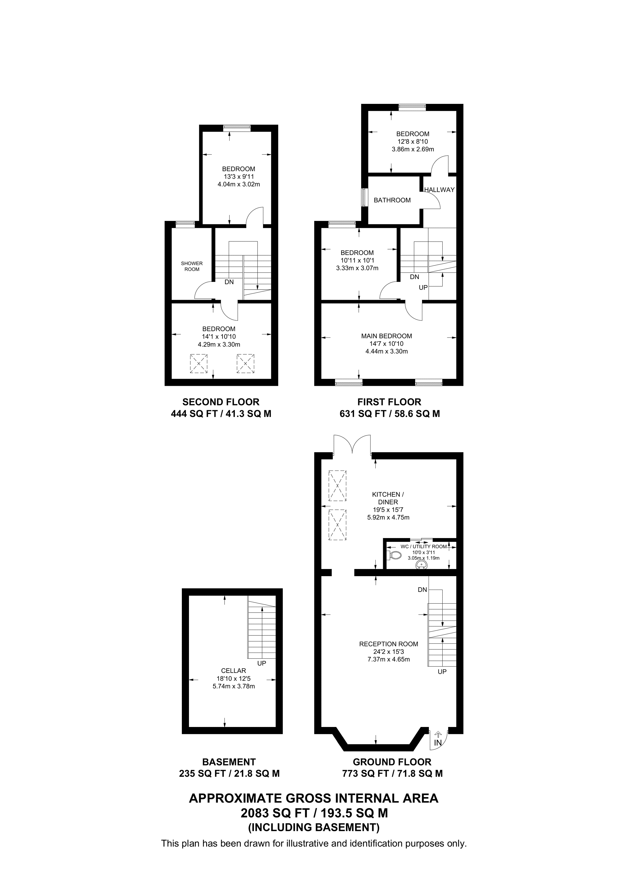 Westdown Road, Leyton floorplan