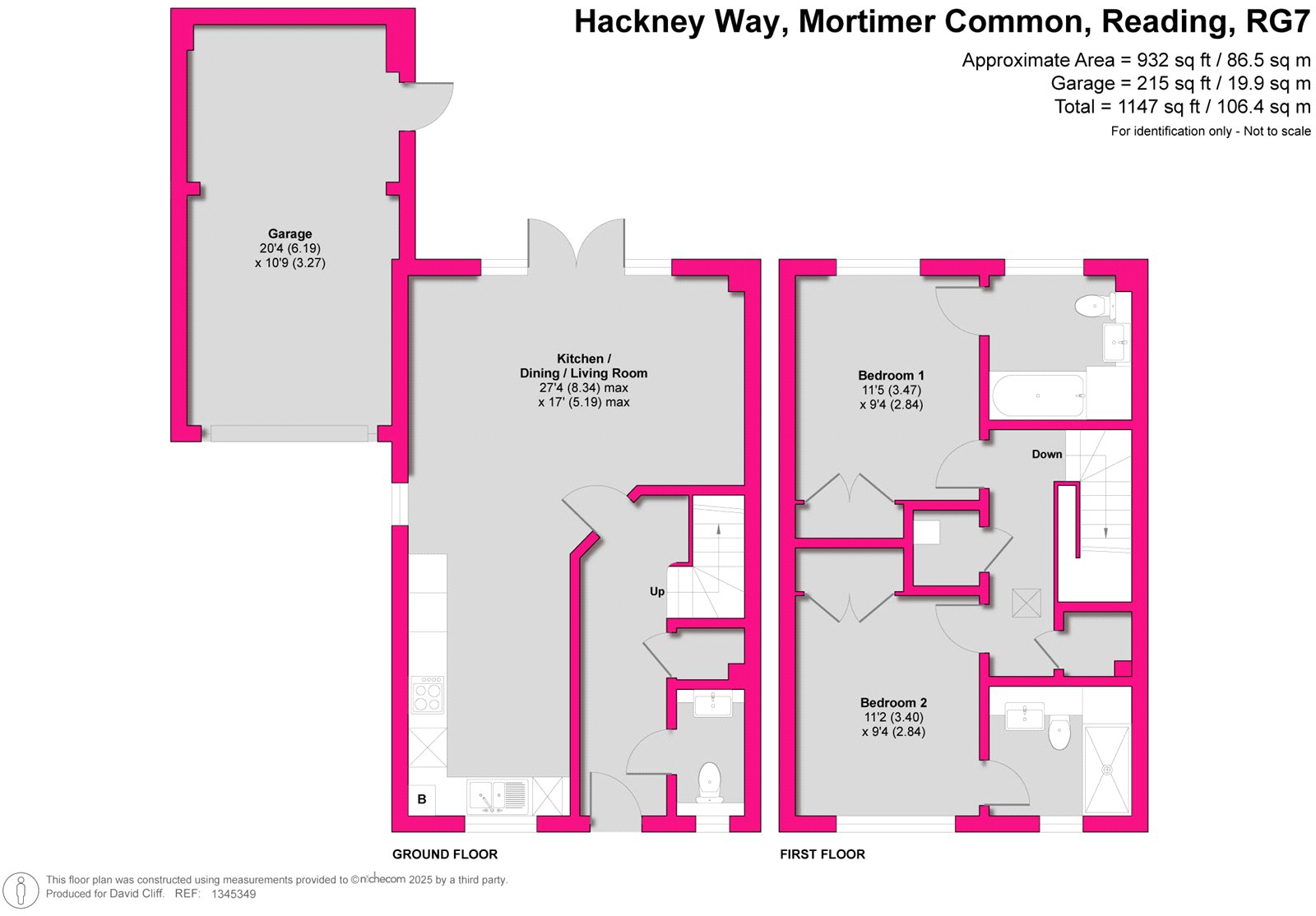 Plot 79,, Hackney Way, Reading floorplan