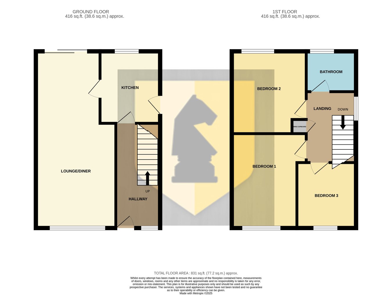 36, Glebe Road, Northampton floorplan