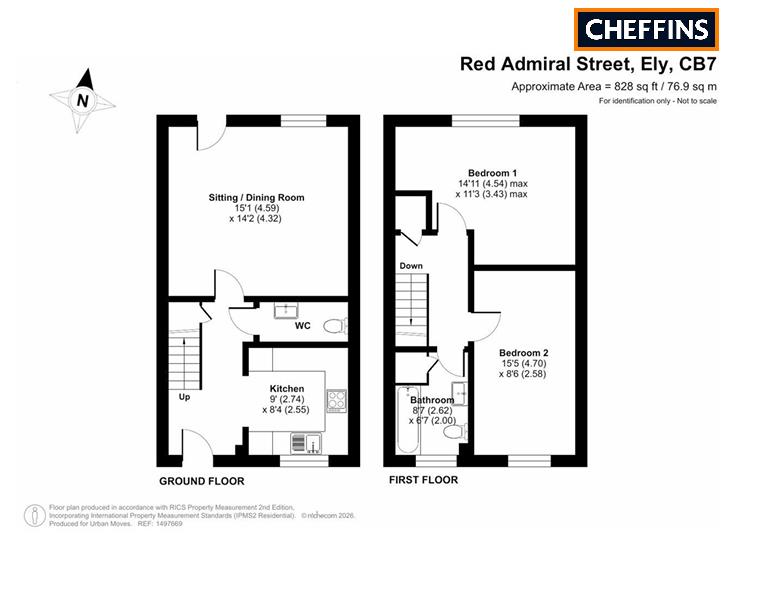 Red Admiral Street, Ely floorplan