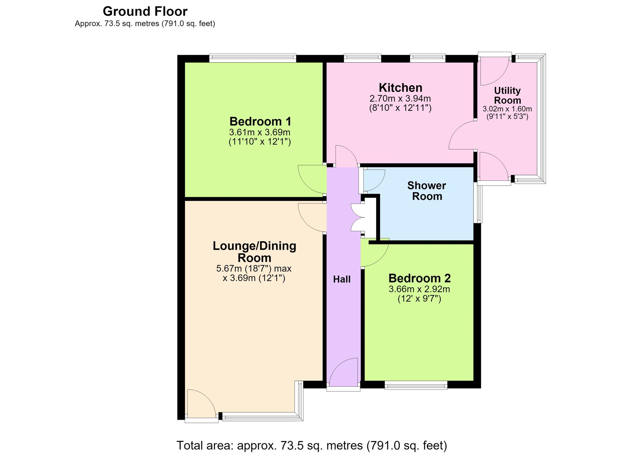 109 Primley Park, Paignton floorplan