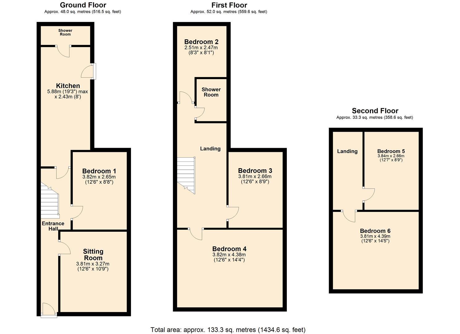 Hillsborough Avenue, Exeter floorplan