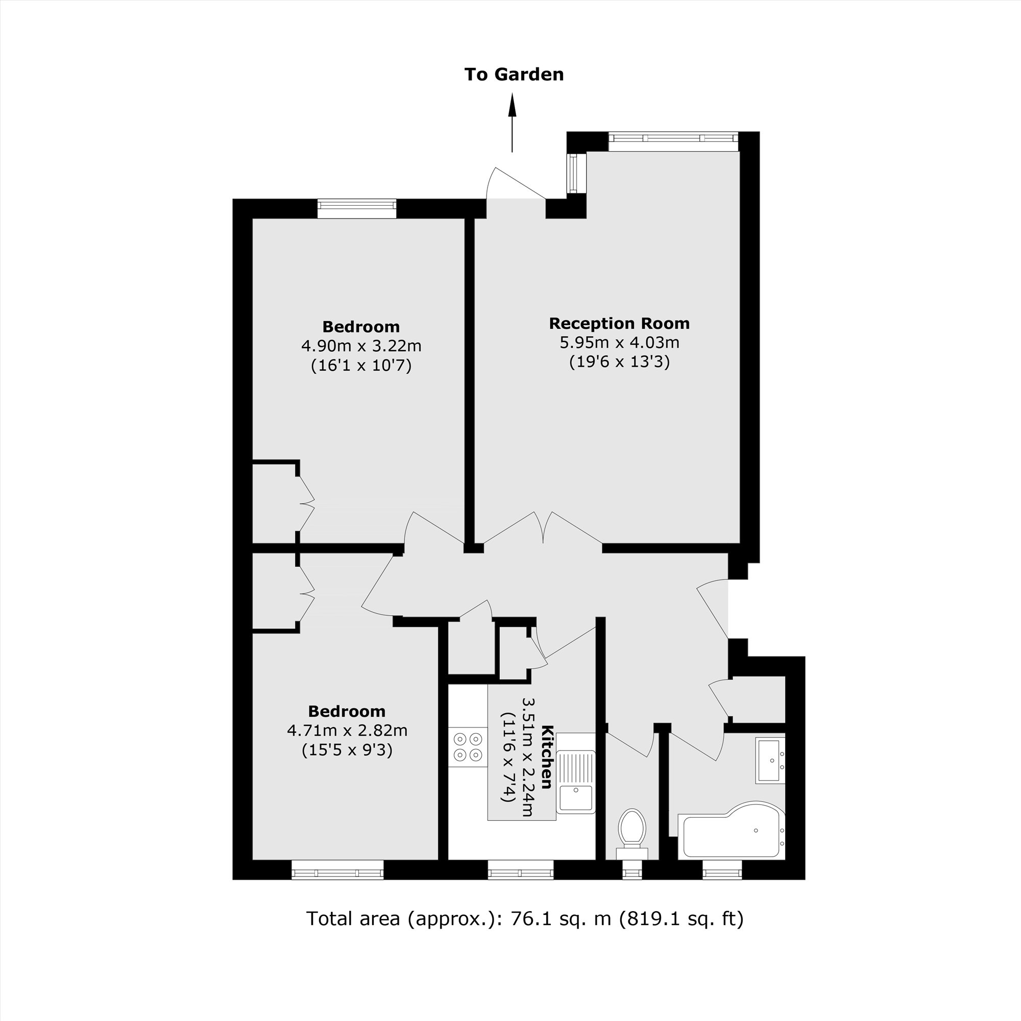Flat 17, Beechcroft, Galsworthy Road, Kingston Upon Thames floorplan
