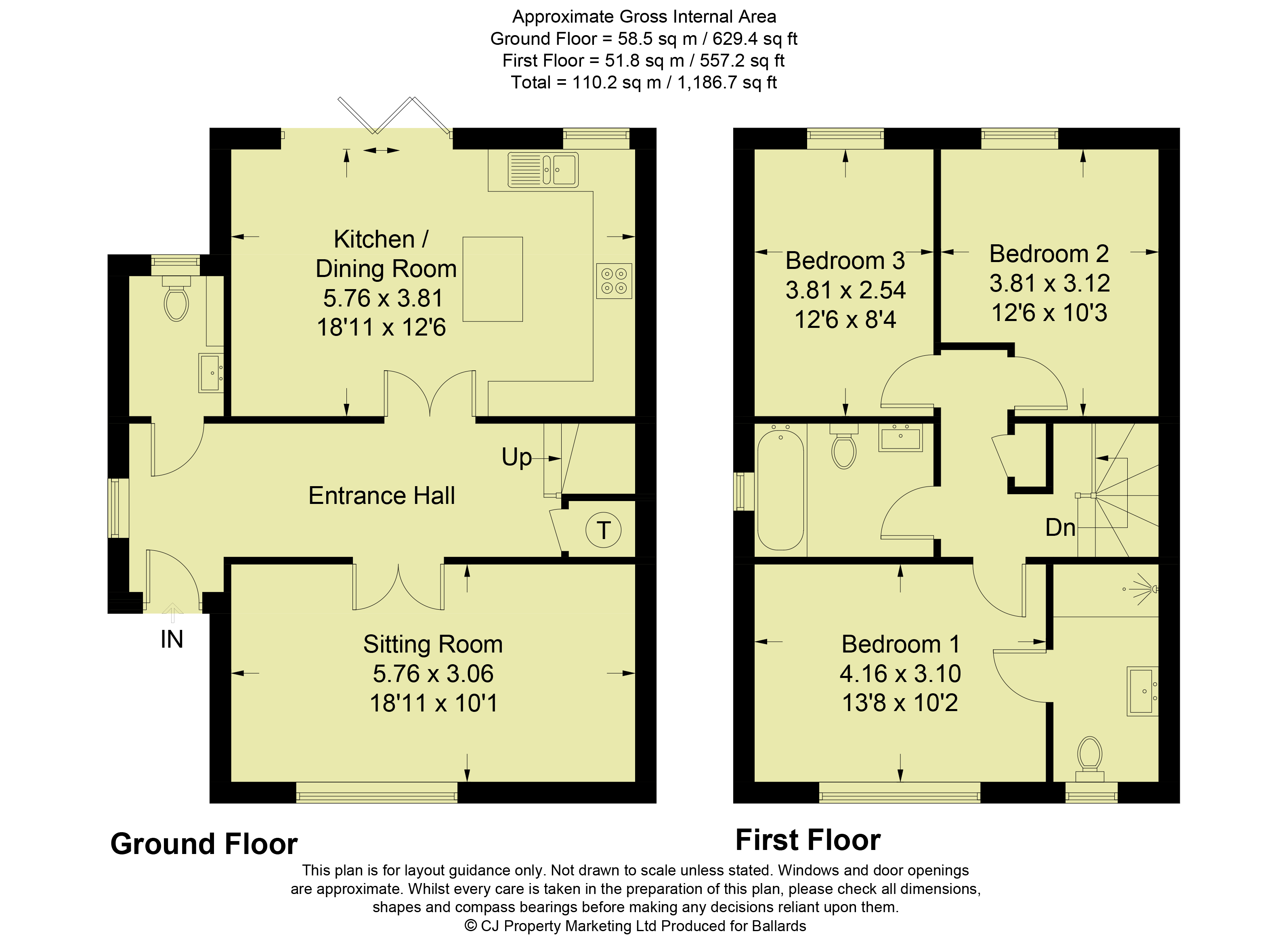 34A,, Priest Close, Henley-on-Thames floorplan