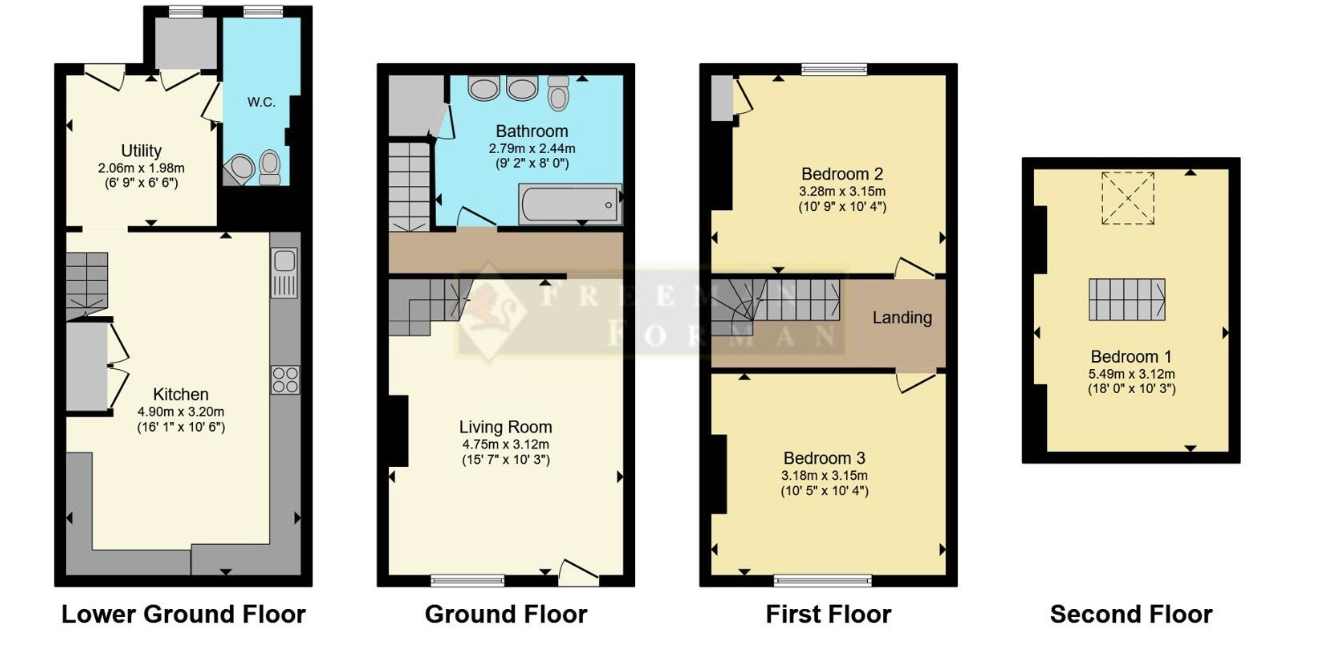 1, Tunbridge Wells floorplan