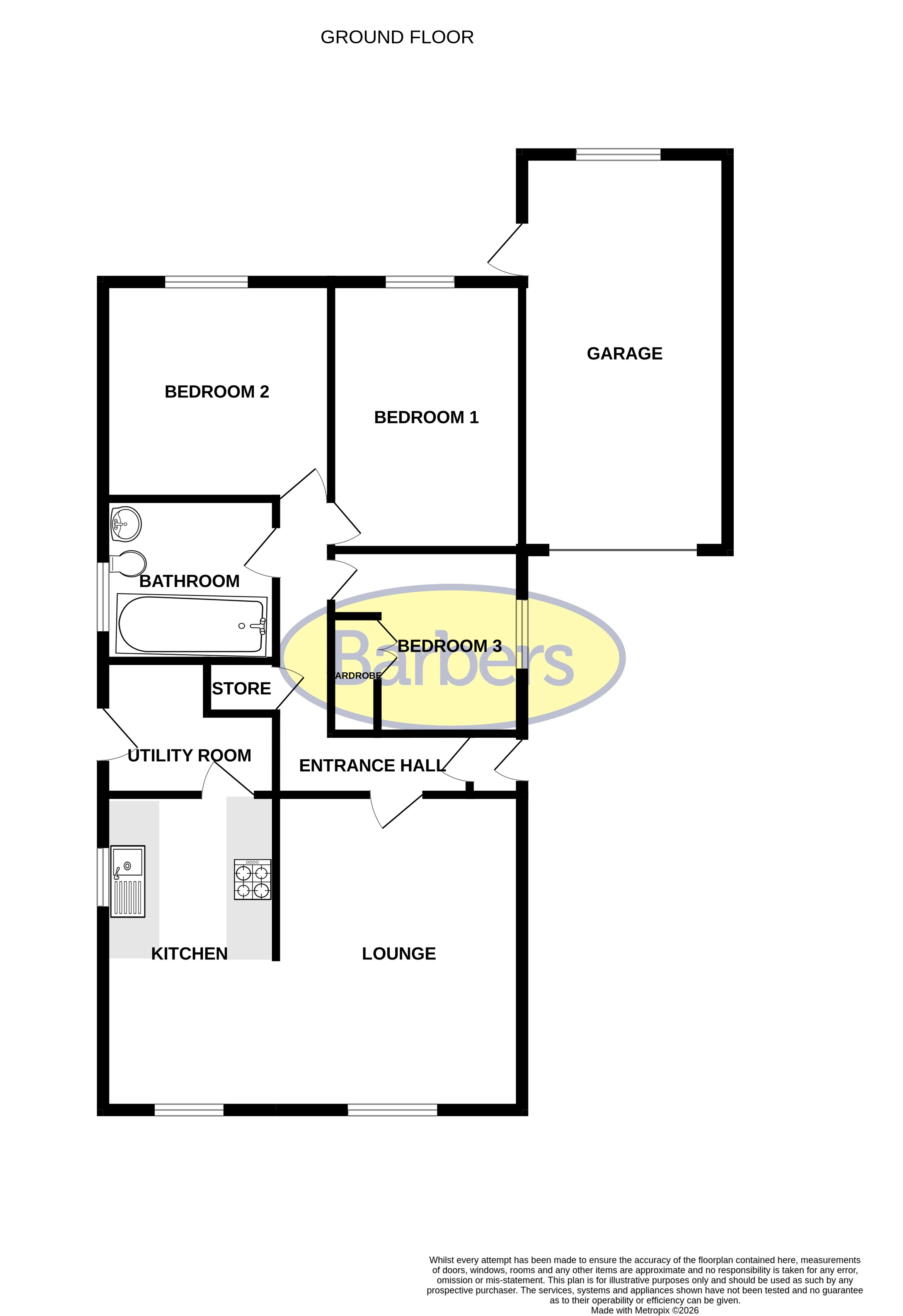 Marijos, 1, Millbrook, Prees, Whitchurch floorplan